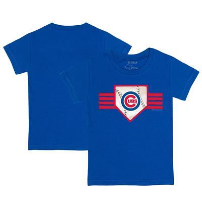 Toddler Chicago Cubs Royal Allover Print Long Sleeve T-Shirt & Pants Sleep  Set