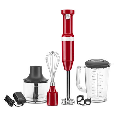 KitchenAid 6 Speed Hand Mixer with Flex Edge Beaters - Empire Red