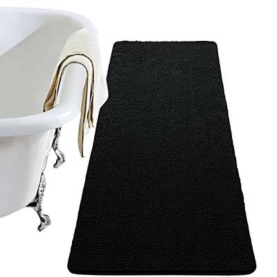 Bath Rugs 24'' X 70'' Large Runner Bathroom Rug, Soft Luxury Chenille  Bathroom M