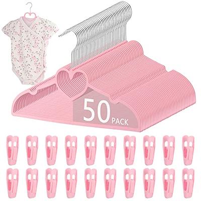 Utopia Home Premium Velvet Hangers 50 Pack - Non-Slip Clothes Hangers -  Pink Hangers - Suit Hangers with 360 Degree Rotatable Hook - Heavy Duty  Coat
