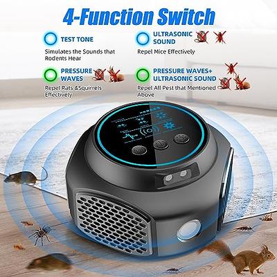 Ultrasonic Sonic Mouse Repellent Squirrel Repeller Rodent Rat Mice Deterrent