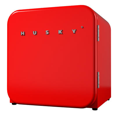 HUSKY Solid Door 1.5-cu ft Standard-depth Freestanding Mini Fridge (Black)  ENERGY STAR in the Mini Fridges department at