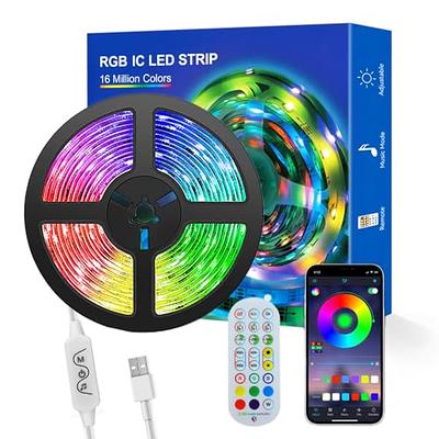 TP-Link Tapo Smart LED Light Strip, 16M RGB Colors, Sync-to-Sound, 4 Rolls  of