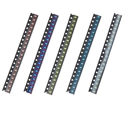 Bridgold 100pcs 5 Types Colors 0805 Red Yellow Blue Green White SMD LED  Diode Lights Chips Kits (Surface Mount) 20mA High Intensity Lighting  Components Light Emitting Diodes. (0805) - Yahoo Shopping