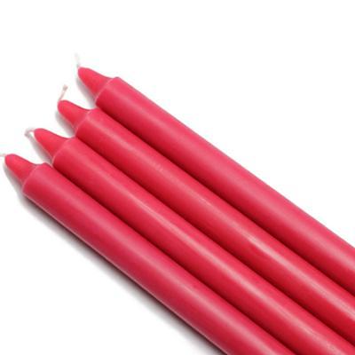 10 Inch Red Straight Taper Candles (1 Dozen)- Jeco Wholesale CEZ-097 -  Yahoo Shopping