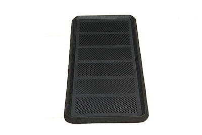 ART & ARTIFACT Rubber Boot Tray Wet Shoe Tray for Entryway Indoor Outdoor  Rubber Mat Extra Large Boot Tray 32 x 16, Black, Damask