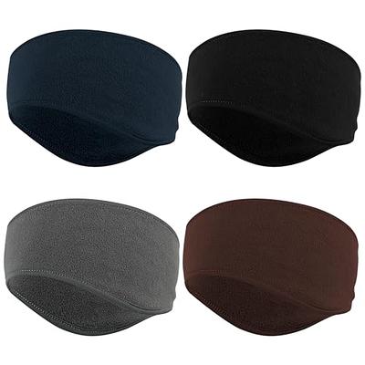 Women Men Winter Ponytail Headband Fleece Ear Cover Keep Warmer Outdoor  Running Fashion Yoga Motorcycling Sweatband With Holes