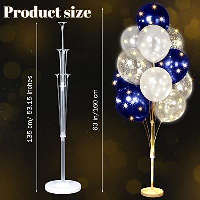 Light Up 13Pcs Balloons Column Stand Holder Kit With LED String Lights For  Table Floor Baby Shower Birthday Wedding Party Decor