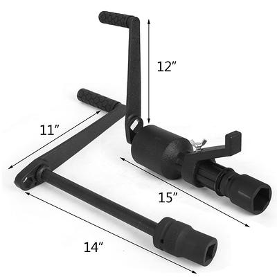 XtremepowerUS Lug Nut Torque Wrench Multiplier Labor Saving Tool Set with  3-Sockets 350NM (6-Piece) 18856-H1 - The Home Depot