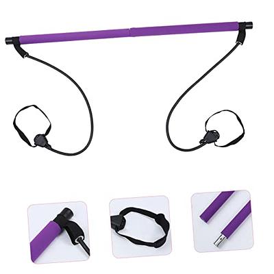 Pilates Yoga Portable Exercise Fitness Toning Bar with Resistance Band Kit