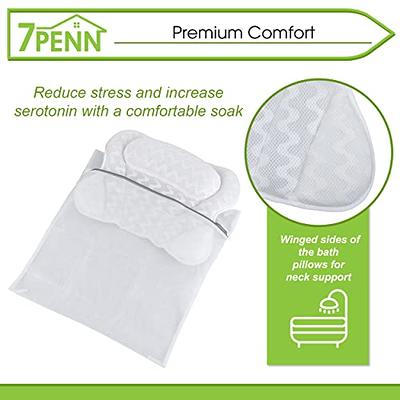 7Penn Spa Bath Tub Pillow Head Rest - Hot Tub and Bath Pillows for Tub Neck  and Back Support Cushion with Wash Bag - Yahoo Shopping