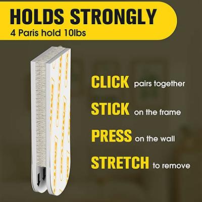 2Pc 3M Command Large Foam Adhesive Strips 4 in. L 6 pk