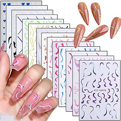 16 Sheets Maple Leaf Nail Stickers Full Wraps Autumn Fall Nail Art Polish Stickers  Decals Color Street Nail Strips Self-Adhesive Nail Design DIY Decoration  for Women Girls - Walmart.com
