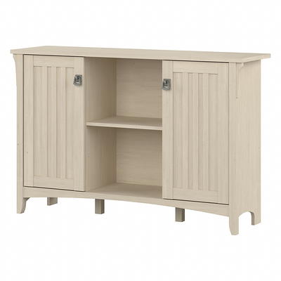 Bush Cabot Small Entryway Cabinet with Doors in White