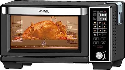 WHALL Toaster Oven Air Fryer, Max XL Large 30-Quart Smart Oven,11-in-1 Toaster  Oven Countertop with Steam Function,12-inch Pizza,6 slices of Toast, 4  Accessories Included, Stainless Steel /1700W/CS - Yahoo Shopping