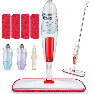 Spray Mop for Floor Cleaning, Floor Mop with a Refillable Spray Bottle and  3 Washable Pads, Flat Mop for Home Kitchen Hardwood Laminate Wood Ceramic