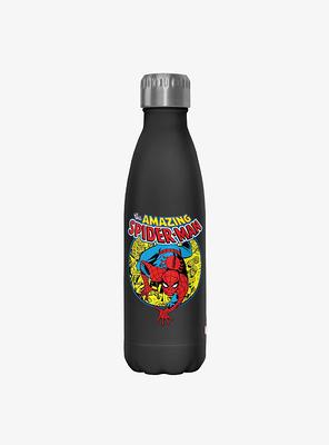 Zak Designs 20oz Stainless Steel Kids' Water Bottle with Antimicrobial Spout 'MARVEL Spider-Man