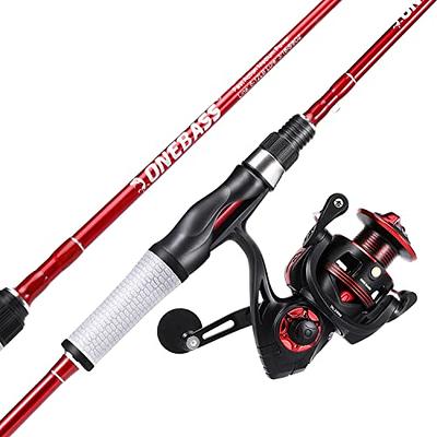  One Bass Fishing Rod and Reel Combo, 2-Piece