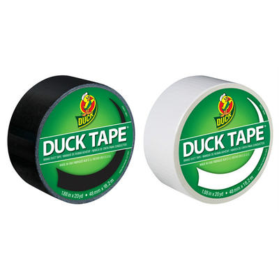 Duck® Brand Color Duct Tape Rolls, 1-15/16 x 40 Yd, Black/White, Pack Of 2  Rolls - Yahoo Shopping