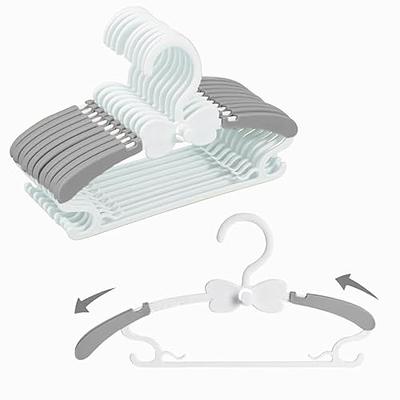 Smartor Premium Velvet Baby Hangers for Closet 50 Pack, 11.8 Safe