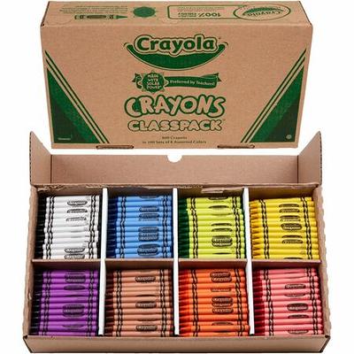  Crayola Crayons, Black, Single Color Crayon Refill, 12 Count  Bulk Crayons, School Supplies : Arts, Crafts & Sewing