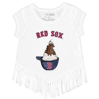 Girls Toddler Tiny Turnip White Boston Red Sox Unicorn Fringe T-Shirt -  Yahoo Shopping