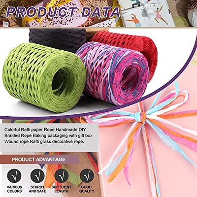 1 Roll Jute Twine Craft Decor Gift Wrapping Ribbon