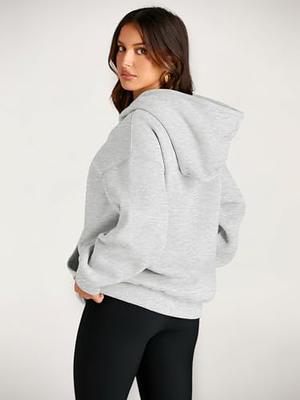 Trendy Queen Women's Oversized Hoodies Fleece Hooded Sweatshirts Comfy  Casual Pullover Loose Lightweight Fall Winter Clothes