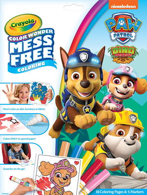 Crayola Color Wonder Mess Free Coloring Pad + Markers, Paw Patrol