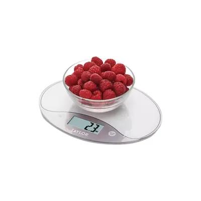 INSTEN White 1-5000g/ 0.1 - 176 oz. Digital Kitchen Scale Food