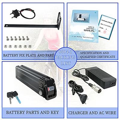  Lithium Ion Battery 24V/48V/36V 8Ah 10Ah 12Ah 15Ah 20Ah Lithium  Ion Battery, Lithium Ion Bike Battery for Electric Bicycle, BMS Protection  Board, for 350W-1000W E Bike Motor, with Charger,24v/8ah : Electronics