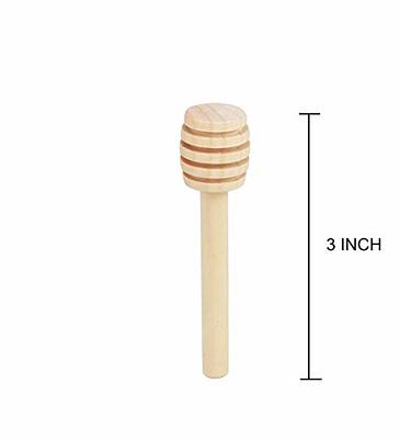 Wooden Honey Dipper Stirrer Stick for Coffee Blender Frother