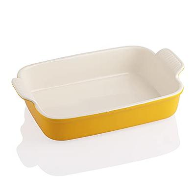 SWEEJAR Ceramic Bakeware Set, Rectangular Baking Dish for Cooking