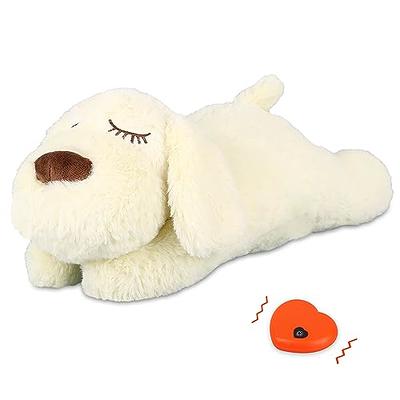 ZALBYUY Heartbeat Puppy Toy, Puppy Sleep Aid Toy, Small Dog