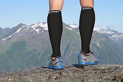 1Pair Calf Compression Sleeve for Men & Women,Footless Compression