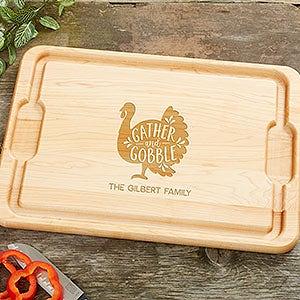 Personalized Kitchen Maple Cutting Board - Count Your Blessings