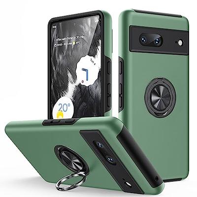 for Pixel 7a Case, Google Pixel 7A Phone Case with HD Screen Protector,  [Military Grade 16ft. Drop Tested] Ring Shockproof Protective Phone Case  for