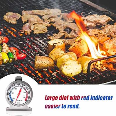 Large Dial, Dishwasher Save, Analog Instant Read Kitchen - BBQ Cooking  Thermometer