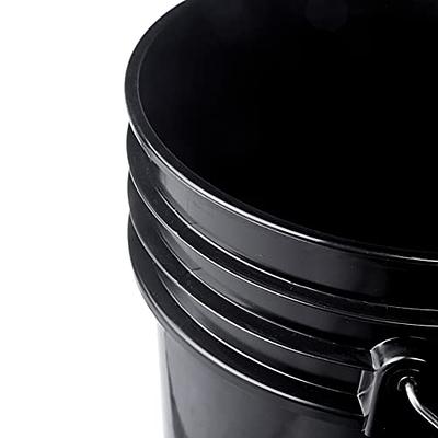 Consolidated Plastics 5 Gallon Black Food Grade Buckets + Blue Gamma Seal  Lids, BPA Free Container Storage, Durable HDPE Pails, Made in USA (3 Pack)  - Yahoo Shopping