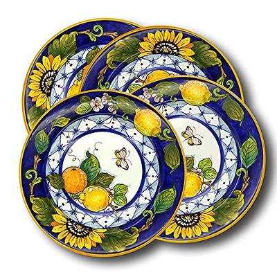 MALACASA Blance 16-Piece Bowls & Plates Set Porcelain