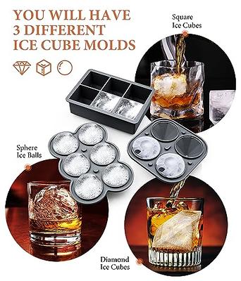 Whiskey Ice Cube Maker Mold Silicone Ice Bucket Ice Cube Kitchen Supplies