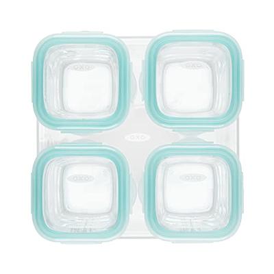 OXO Tot Silicone Baby Blocks, Teal 4 oz.