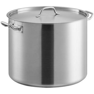 NutriChef 6 qt. Stainless Steel Heavy Duty Induction Pot, Soup Pot, Stockpot  with Lid NCSP6 - The Home Depot