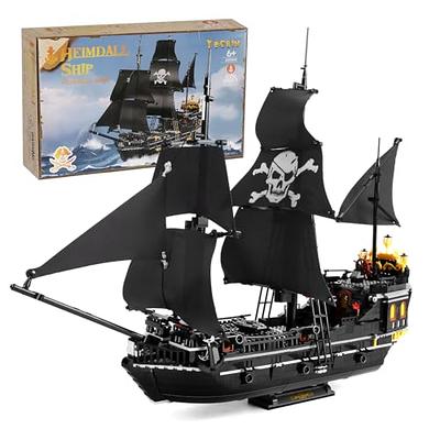 582pcs Fishing Boat Building Blocks Sets Compatible Pirate Ship