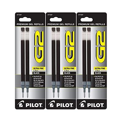 Pilot G2 0.38 Black, Ultra Fine Point, Black Gel Ink, Rollerball Pens &  Refills