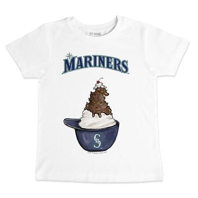 Tiny Turnip Seattle Mariners Slugger Tee Shirt Women's Small / White