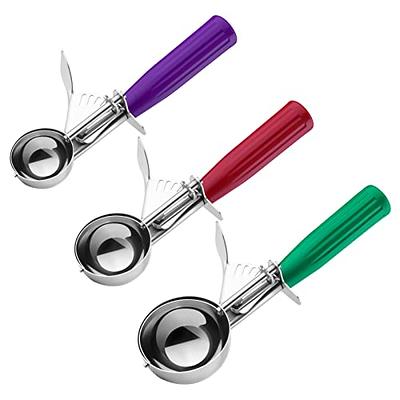 Cookie Scoop Set, Ice Cream Scoop Set, 3 PCS Ice Cream Scoops Trigger  Include Large Medium Small Size Cookie Scoop, Polishing Stainless Steel  18/8 Melon Scooper - Elegant Package [Set of 3] - Yahoo Shopping