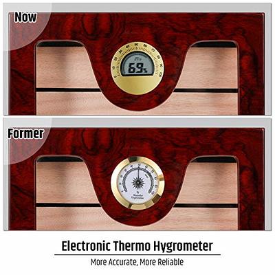 front digital humidor hygrometer oasis analog gloss parts cigar