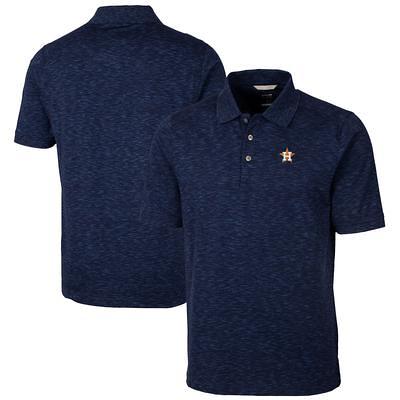 Women's Houston Astros Cutter & Buck Navy Daybreak Eco Recycled V-Neck Polo