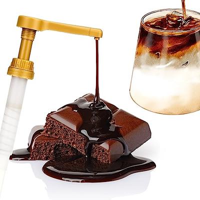 4Pieces Syrup Pumps, Coffee Syrup Dispenser Pump, Flavor Syrup